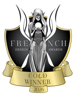 French Design Awards Gold Winner 2026 badge