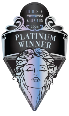 MUSE Design Awards Platinum Winner 2026 badge